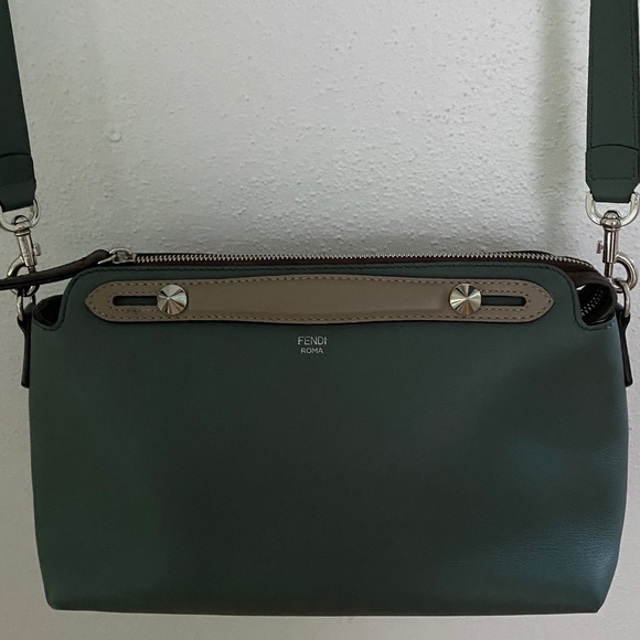 FENDI By The Way Satchel Leather with Studs - Picture 7 of 16